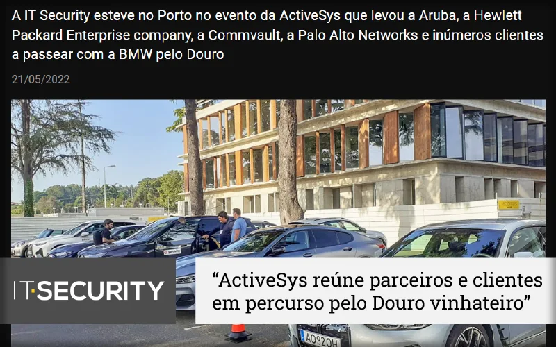 Evento Douro noticiado por ITsecurity
